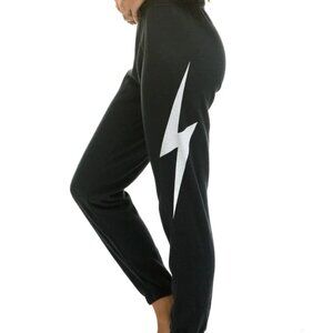Aviator Nation Sweatpants - lightning bolt